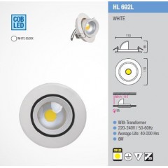 Светодиодный светильник Horoz (HL692L) 8W 6500K белый (потолочный) Код.55901