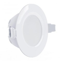 Светодиодный светильник Maxus SDL 105-01 8W 3000K кругл. белый IP 44 Код.58508