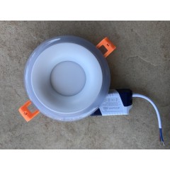 Светодиодный декоративный светильник RIGHT HAUSEN Rim 3+3W 4000K (синяя подсветка) белый Код.58859