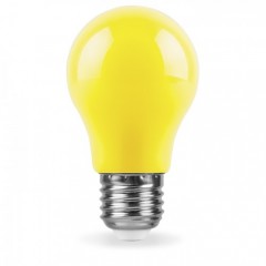 Декоративная светодиодная лампа желтая антимоскитная LB-375 Е27 3W 230V Код.59589