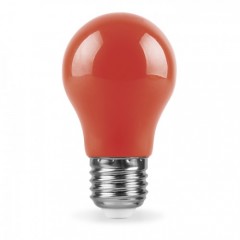 Декоративная светодиодная лампа красная LB-375 Е27 3W 230V Код.59590