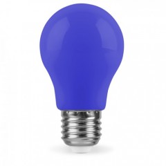 Декоративная светодиодная лампа синяя LB-375 Е27 3W 230V Код.59591