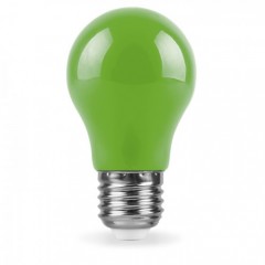 Декоративная светодиодная лампа зеленая LB-375 Е27 3W 230V Код.59592
