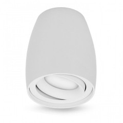 Накладной точечный светильник Feron ML306 круг белый поворотный Код.59815